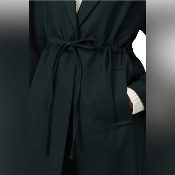 Kate Spade Tie Waist Trench Coat- Size L - Picture 4 of 8